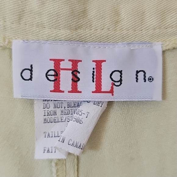 Vintage Ultra 13" High Waist Softgirl Butter Yellow Shorts, Vintage Size 6 - Picture 10 of 13